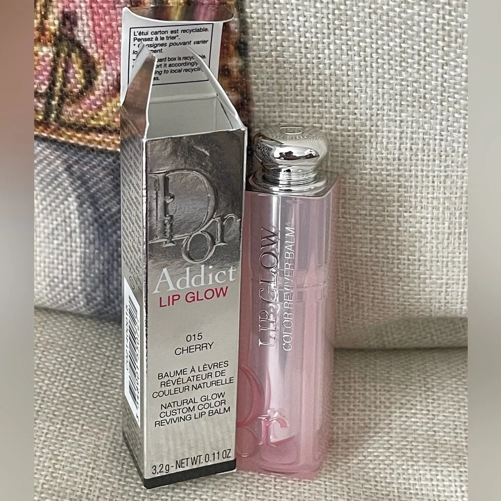Dior Addict Lip Glow⭐️015 CHERRY⭐️NIB FULL-SIZE - Picture 3 of 5